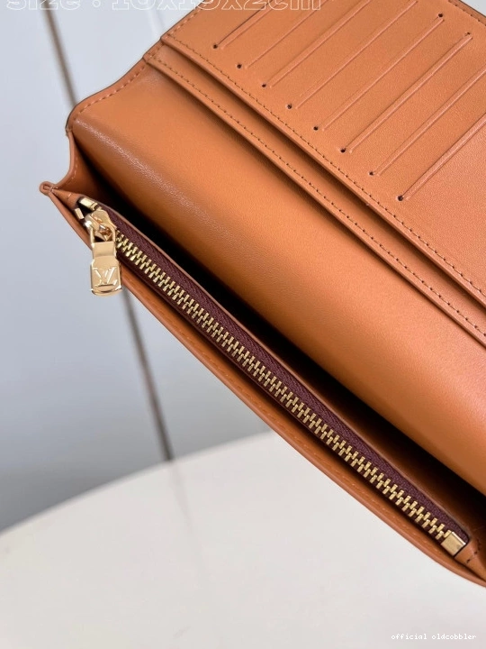 Official oldcobbler BRAZZA LOUIS VUITTON WALLET-10*19*2cm 0709
